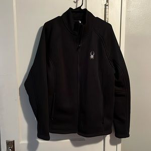 Men’s heavy spyder full zip winter jacket (size large)